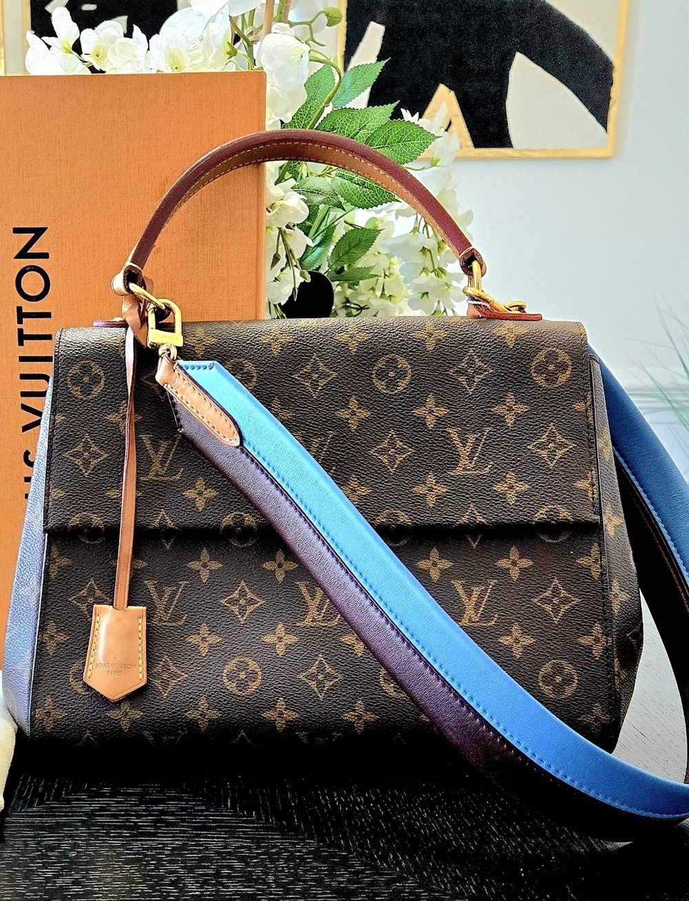 Louis Vuitton Monogram Cluny MM Top Handle Bag